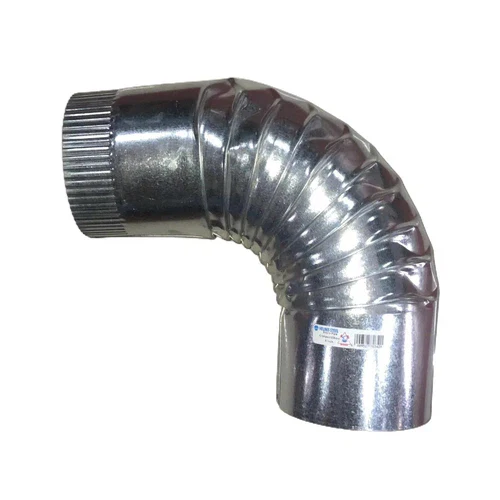 Chimney Flue Elbow 90° GALV 𝑇0.4𝑚𝑚 » - Image 3