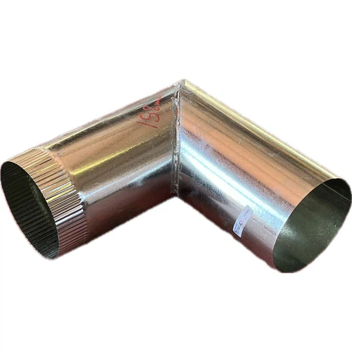 Chimney Flue Elbow 90° GALV 𝑇0.4𝑚𝑚 » - Image 4